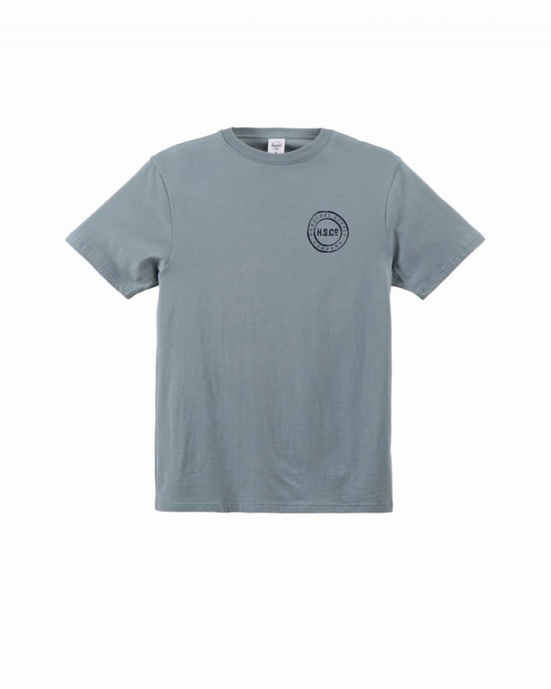 Camiseta Herschel Logo Cinzentas | ASTK17203
