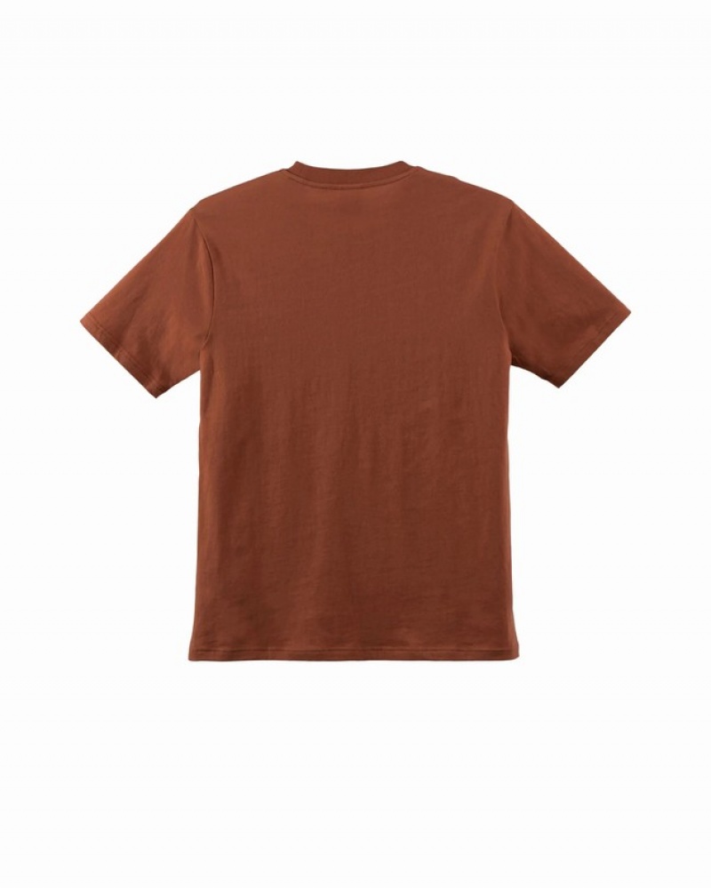 Camiseta Herschel Logo Marrom | JVXQ56103