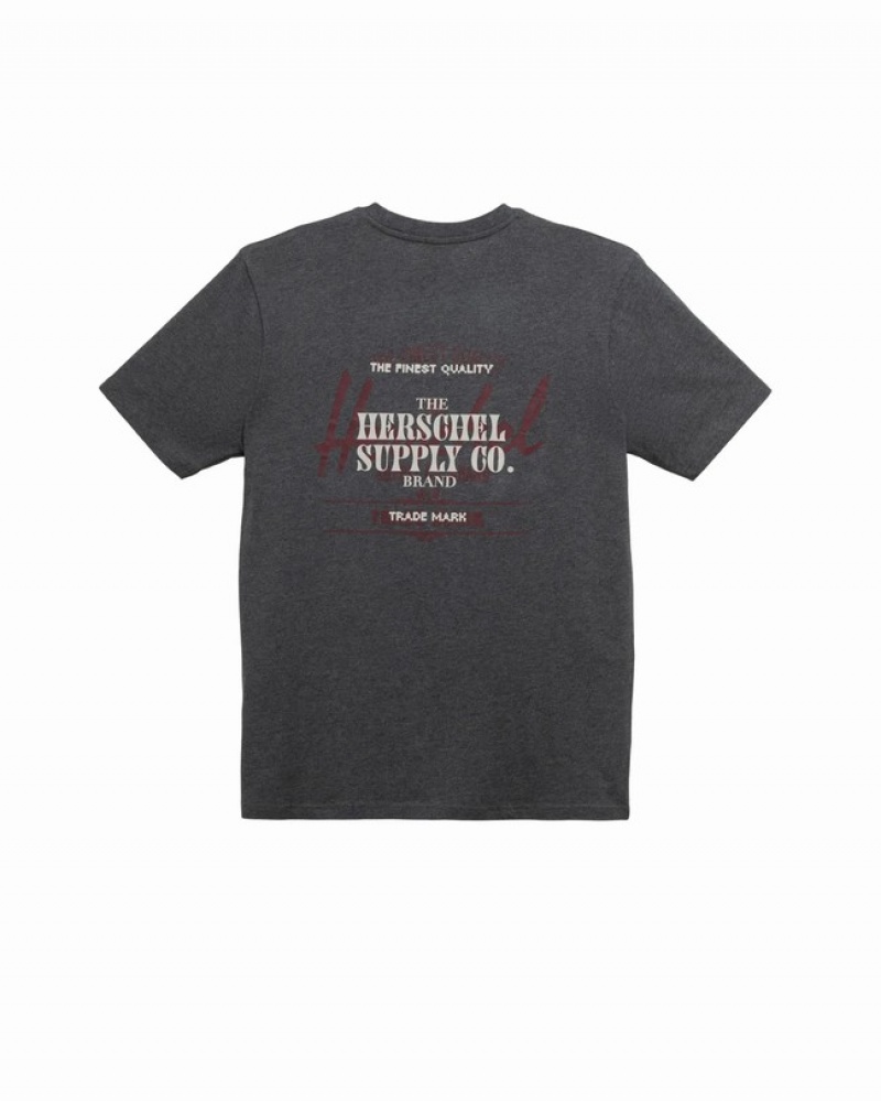 Camiseta Herschel New Categoria Cinzentas | BKAS82307