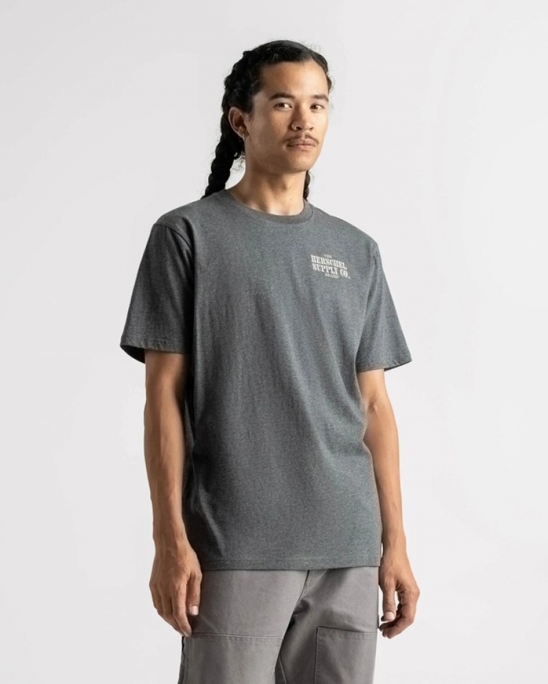 Camiseta Herschel New Categoria Cinzentas | BKAS82307