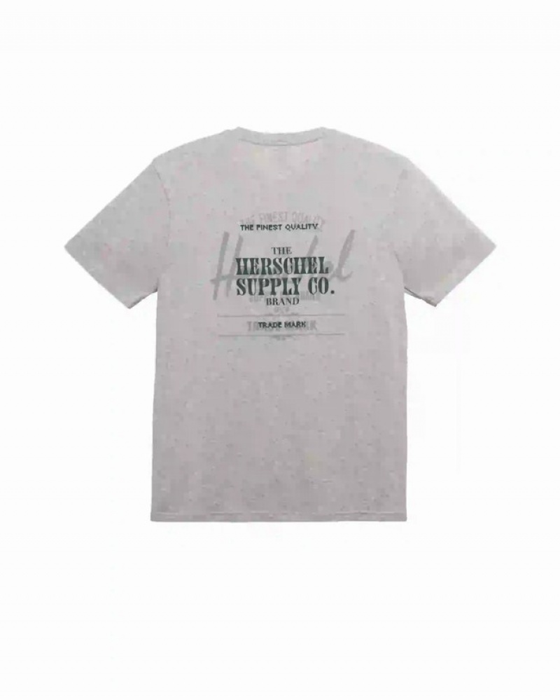 Camiseta Herschel New Categoria Luz Cinzentas | YBCE67251