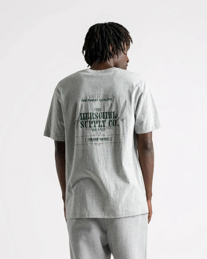 Camiseta Herschel New Categoria Luz Cinzentas | YBCE67251