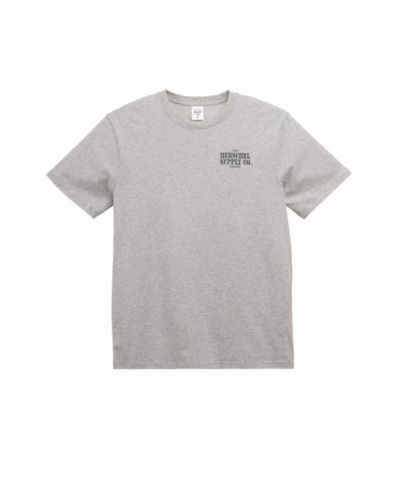 Camiseta Herschel New Categoria Luz Cinzentas | YBCE67251