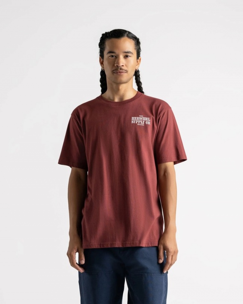 Camiseta Herschel New Categoria Vermelhas | LEFZ65823