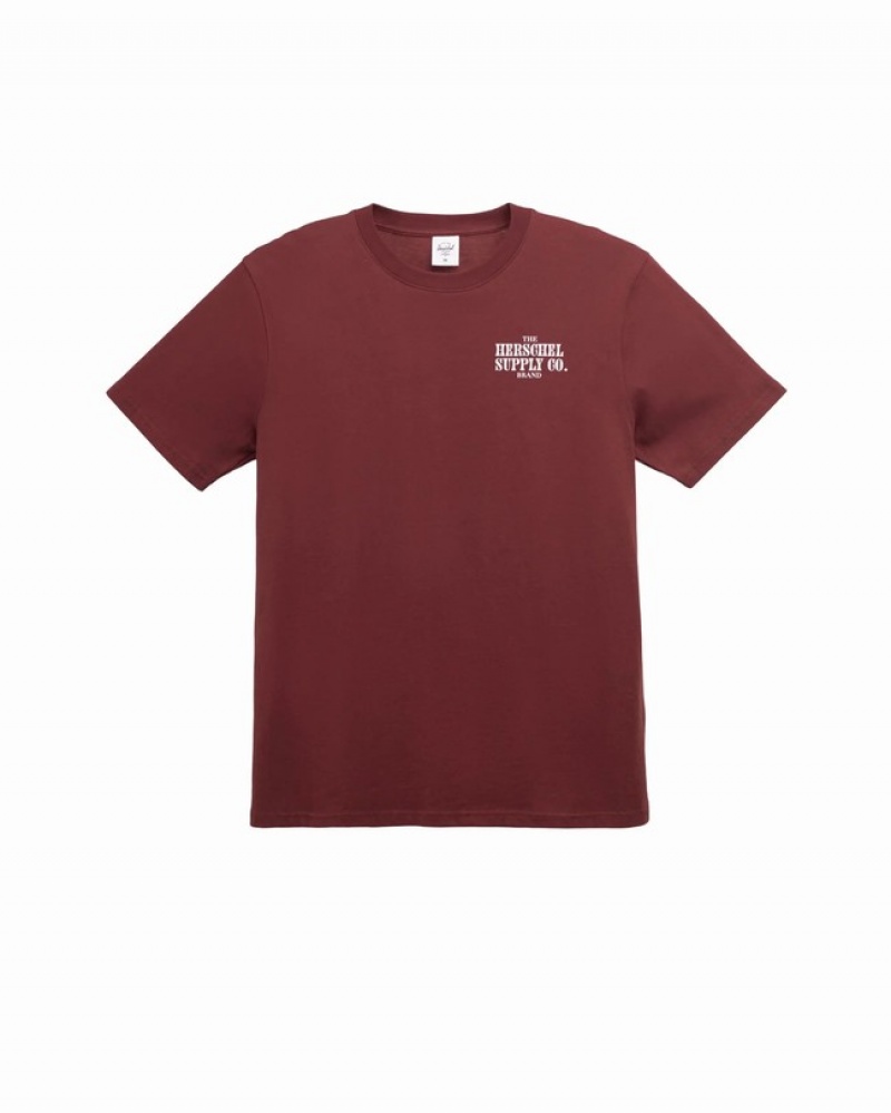Camiseta Herschel New Categoria Vermelhas | LEFZ65823
