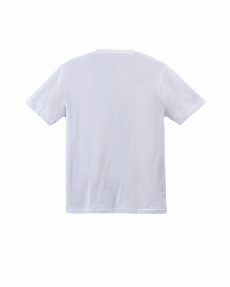 Camiseta Herschel Pocket Branco | SAFY58703