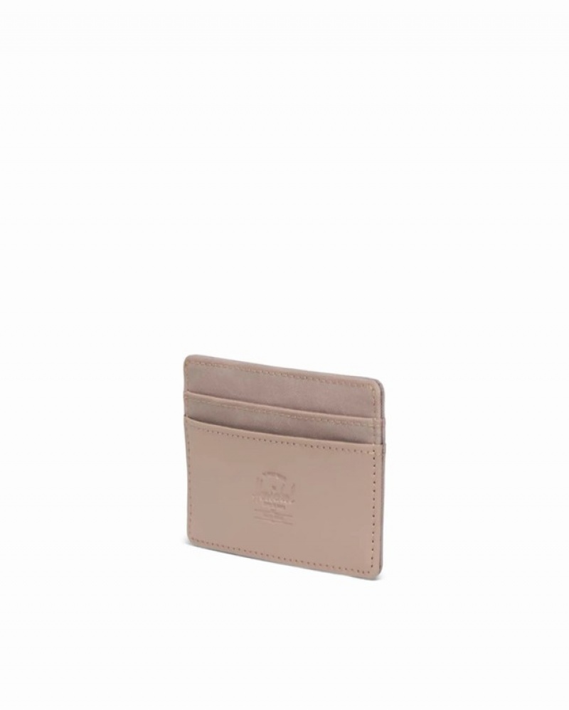 Carteiras Herschel Charlie Cardholder Luz Cinzentas Marrom | HMSF90827