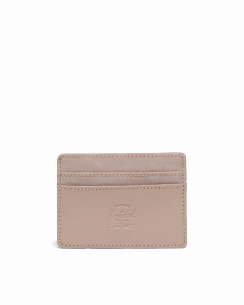 Carteiras Herschel Charlie Cardholder Luz Cinzentas Marrom | HMSF90827
