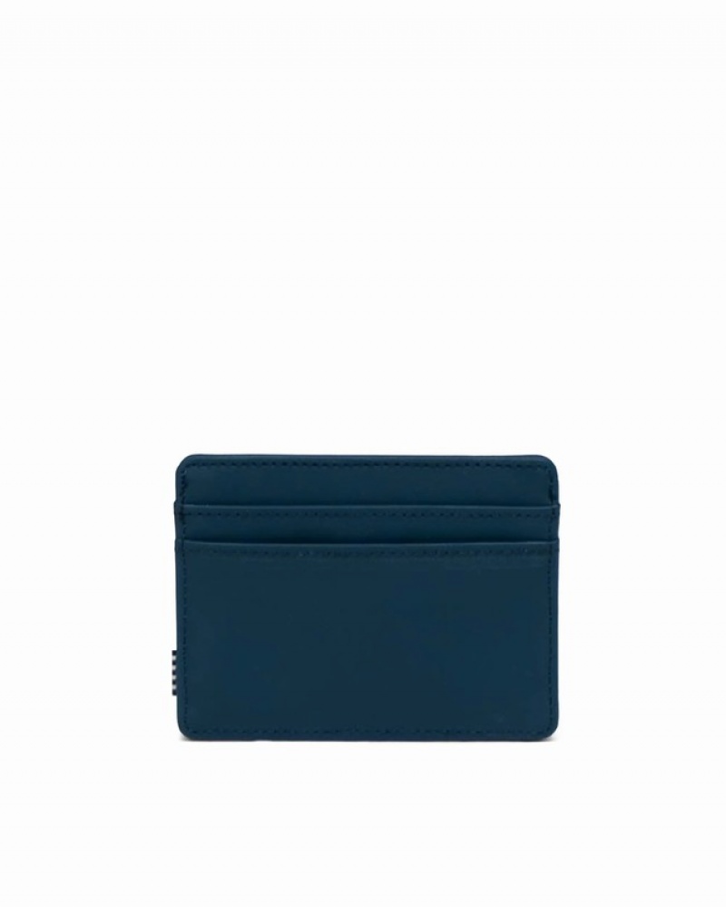 Carteiras Herschel Charlie | Weather Resistant Azuis | YWXV54978