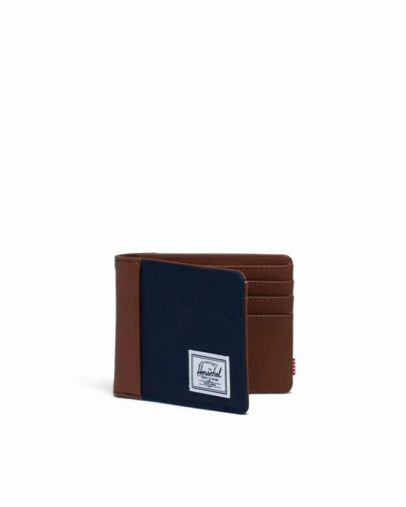 Carteiras Herschel Hank Azul Marinho Marrom | GDYZ59761