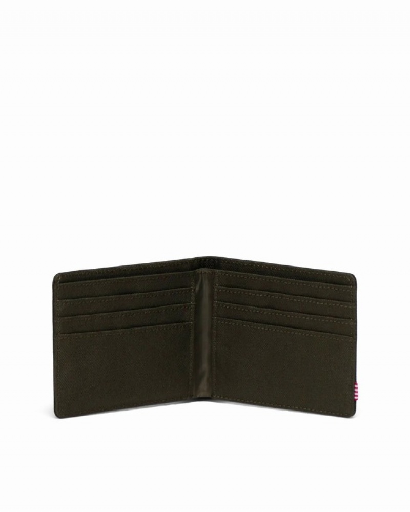 Carteiras Herschel Roy Verdes Escuro | JSFN51089