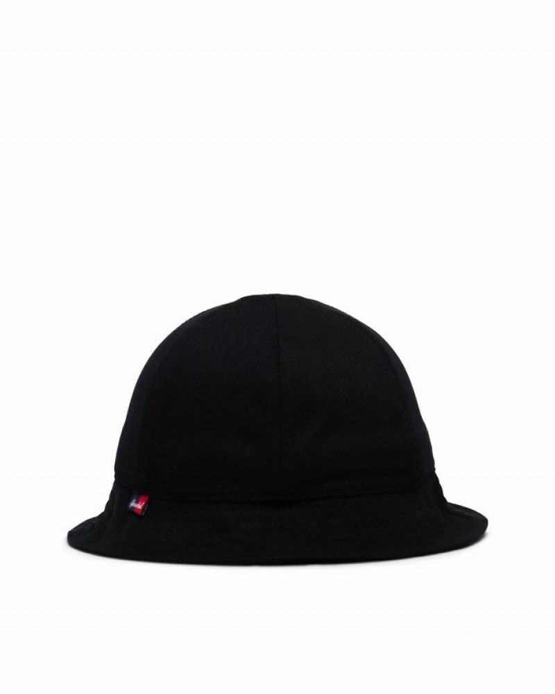 Chapeus Herschel Henderson Bucket Pretas Azuis | FPGN02347