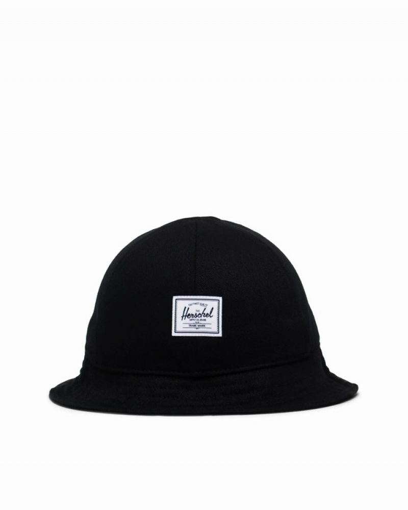 Chapeus Herschel Henderson Bucket Pretas Azuis | FPGN02347