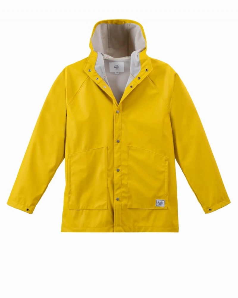 Jaquetas Herschel Classicos Rain Amarelas | ITOD21045