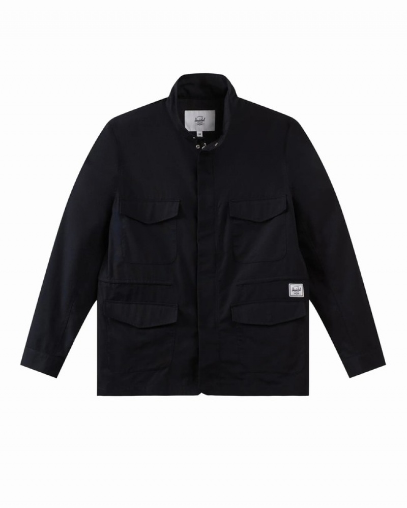 Jaquetas Herschel Field Pretas | VEMI71654
