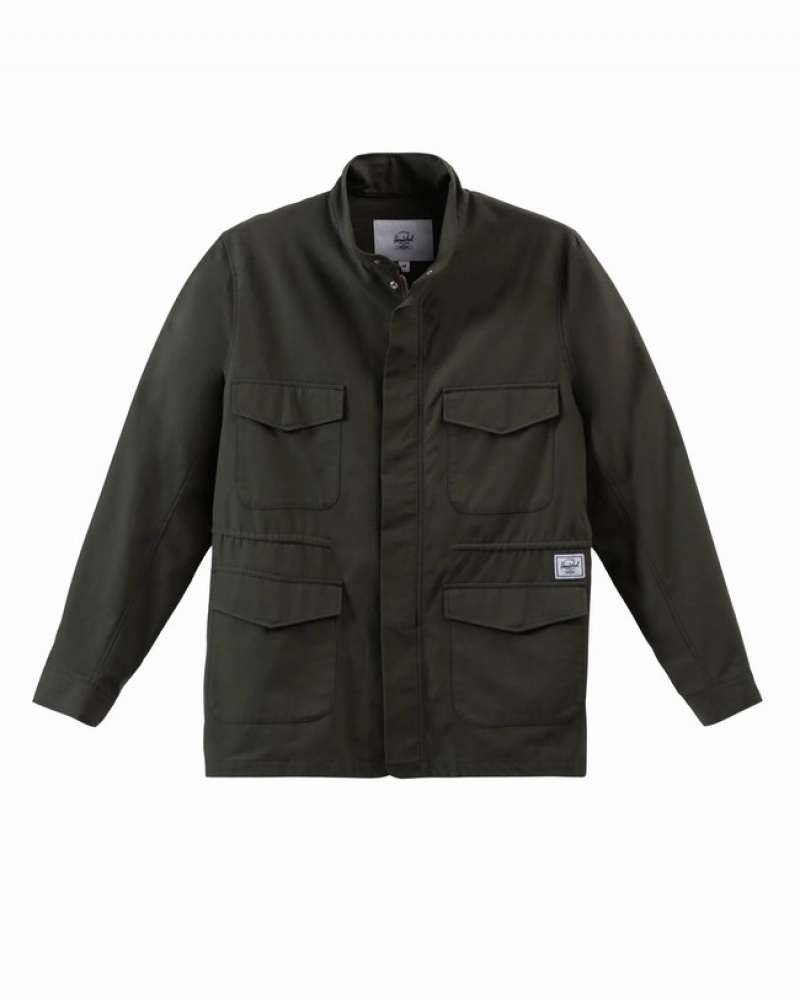 Jaquetas Herschel Field Verde Oliva Escuro | WURA03982