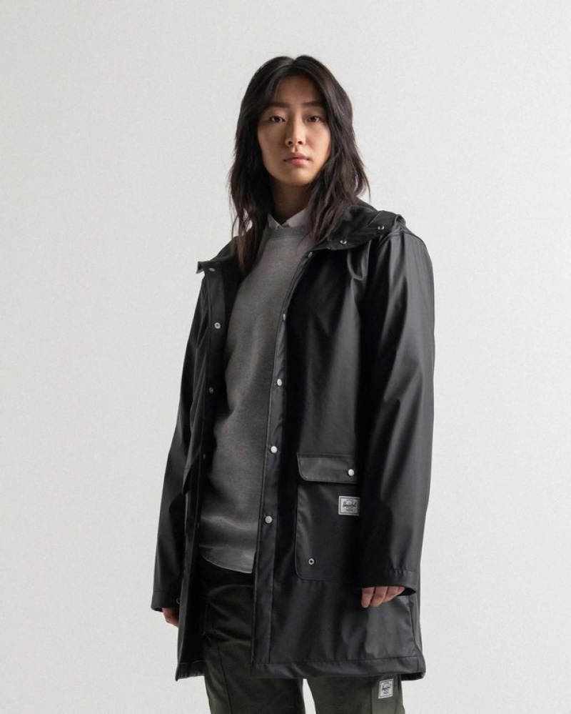 Jaquetas Herschel Long Rain Amarelas | COUN08471
