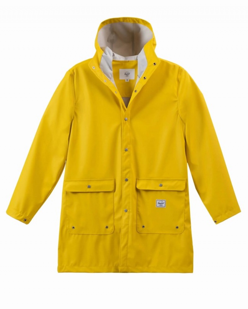 Jaquetas Herschel Long Rain Amarelas | COUN08471