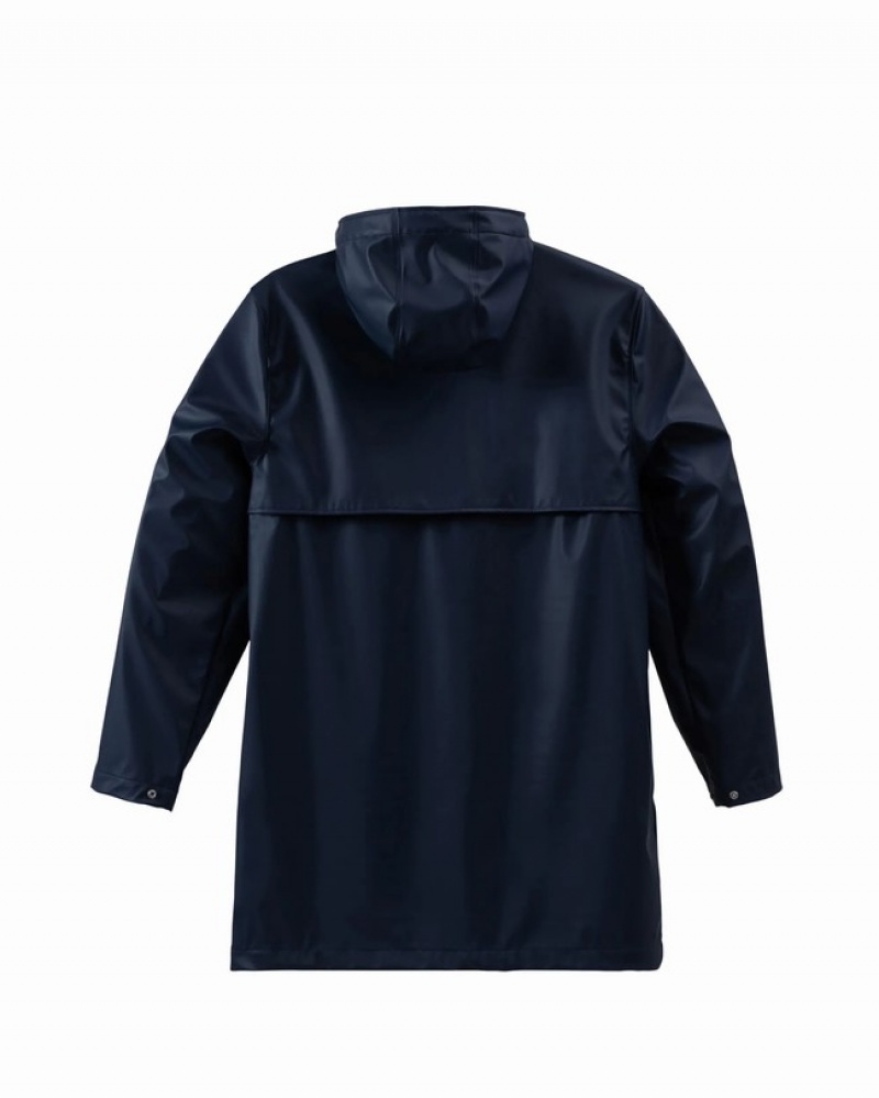 Jaquetas Herschel Long Rain Azul Marinho | AXNZ49750