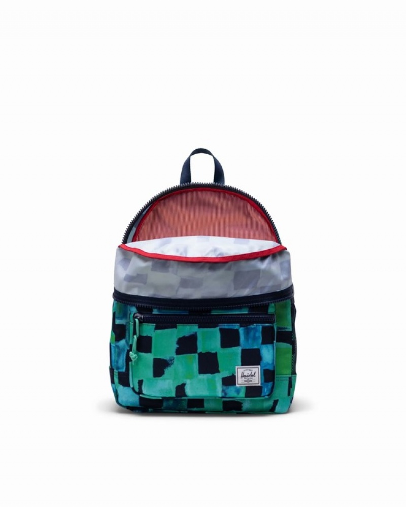 Mochilas Herschel Heritage Azuis Verdes | QHEO04862