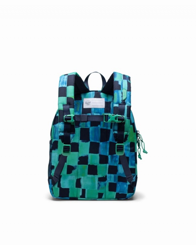 Mochilas Herschel Heritage Azuis Verdes | QHEO04862