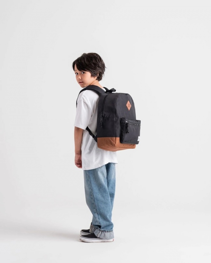 Mochilas Herschel Heritage Pretas Marrom | MITP38015
