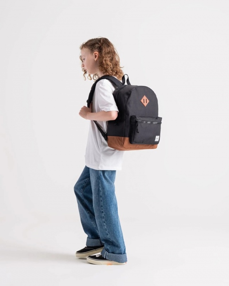 Mochilas Herschel Heritage Pretas Marrom | MITP38015