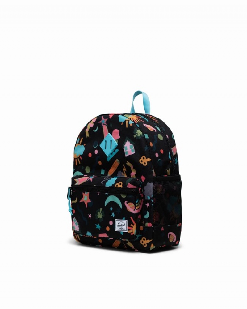 Mochilas Herschel Heritage Pretas | WPBF93046