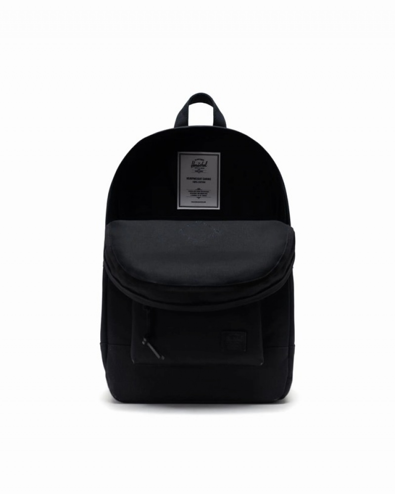 Mochilas Herschel Heritage | Heavyweight Lona Pretas | XMFP36027