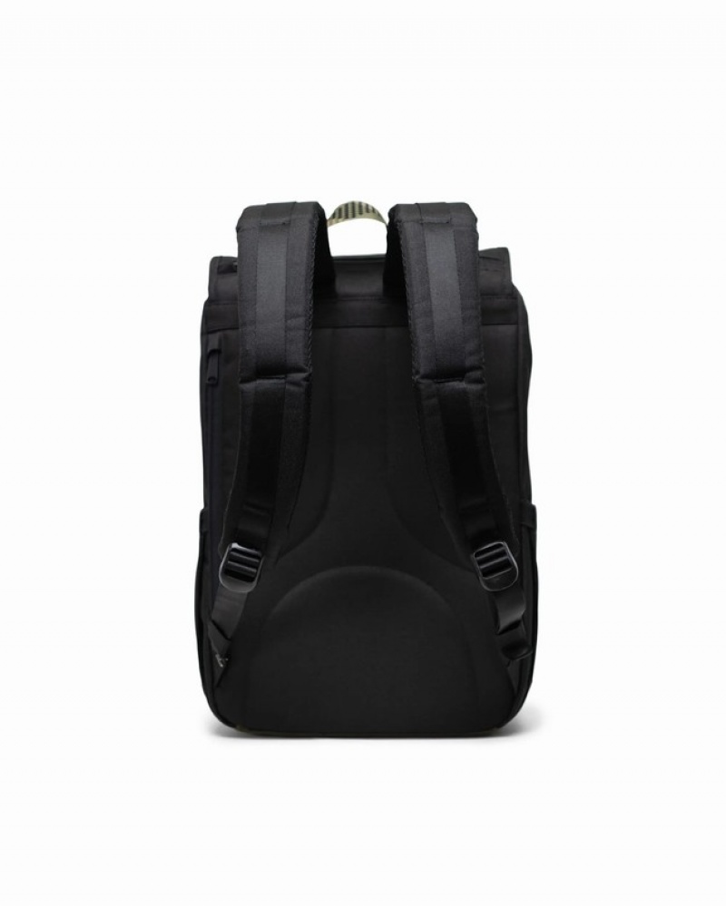 Mochilas Herschel Little America™ | Medio-Volume Pretas Verdes Escuro | JBAC37056