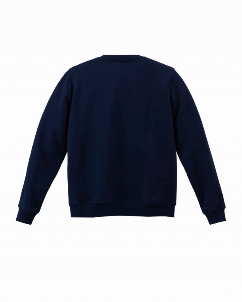 Moletons Herschel Pocket Crew Azul Marinho | BEAD27493